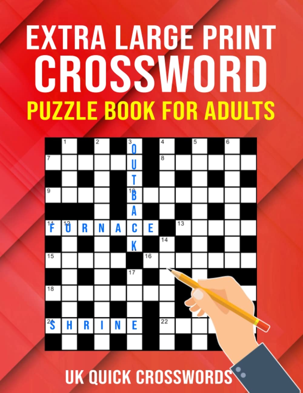 Extra Large Print Crossword Puzzle Books Premium Collection For Adults Seniors