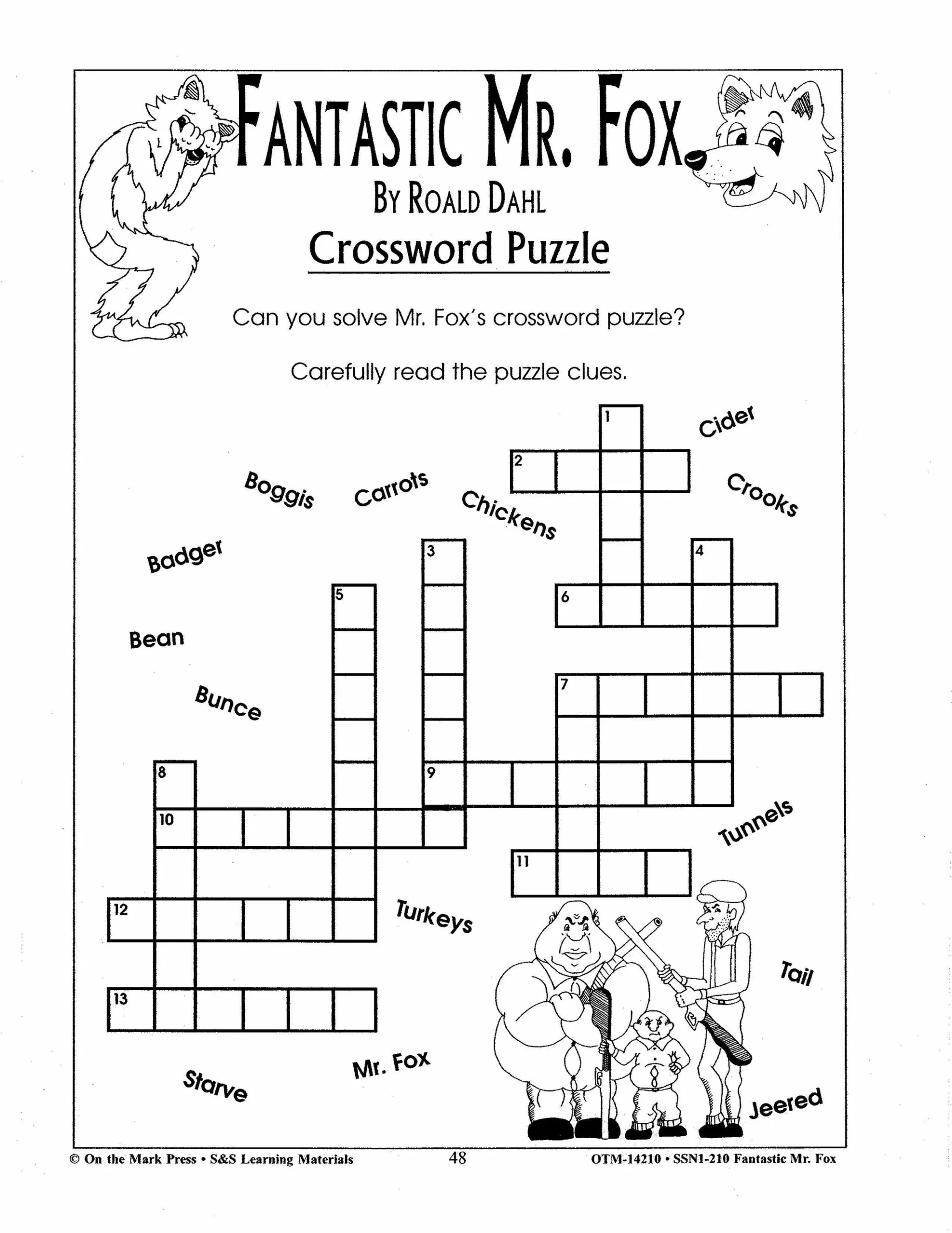 Fantastic Mr Fox By Roald Dahl Lit Link Grades 4 6