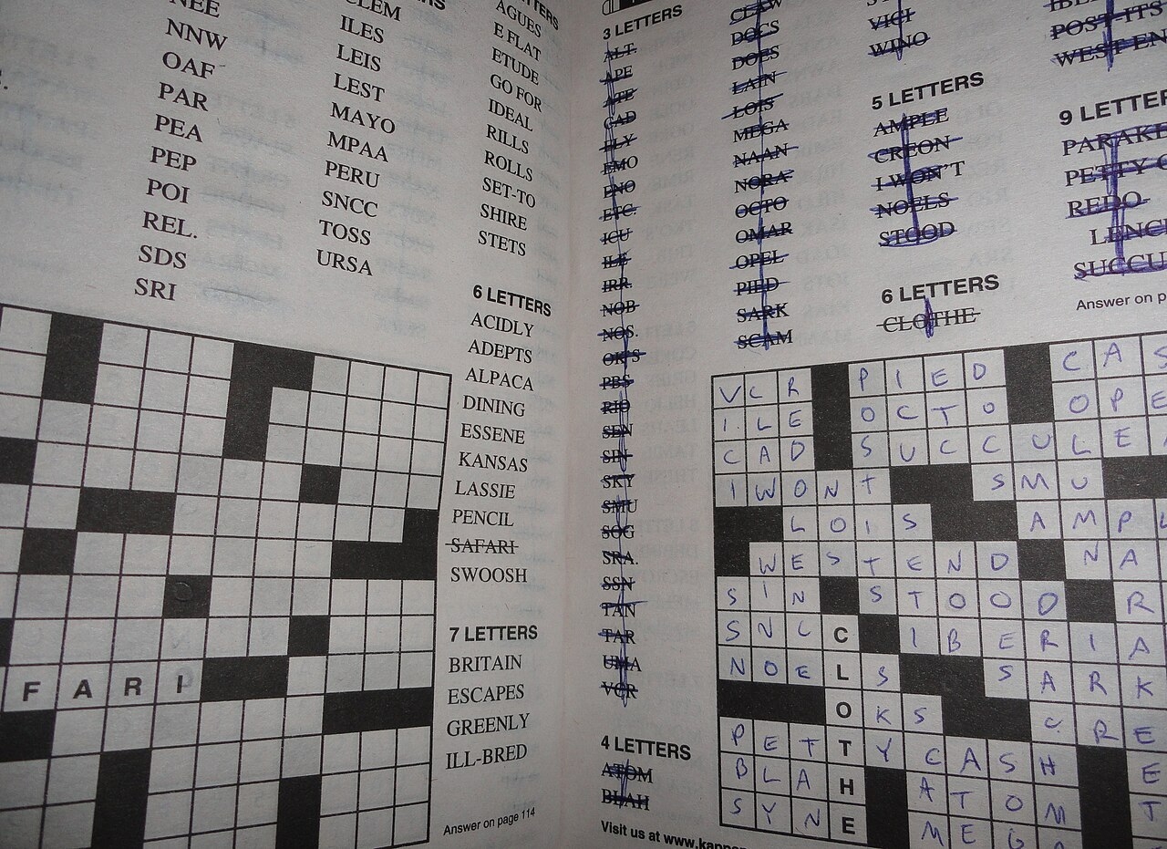 Fill In puzzle Wikipedia