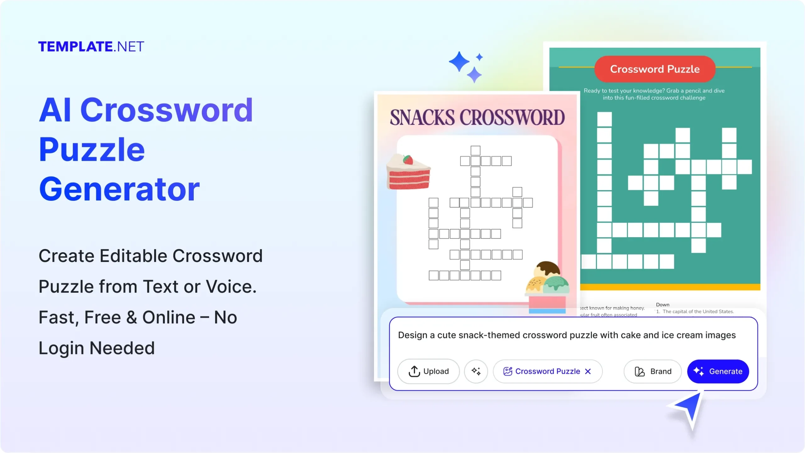 Free AI Crossword Puzzle Generator Free Crossword Puzzle Maker No Signup 