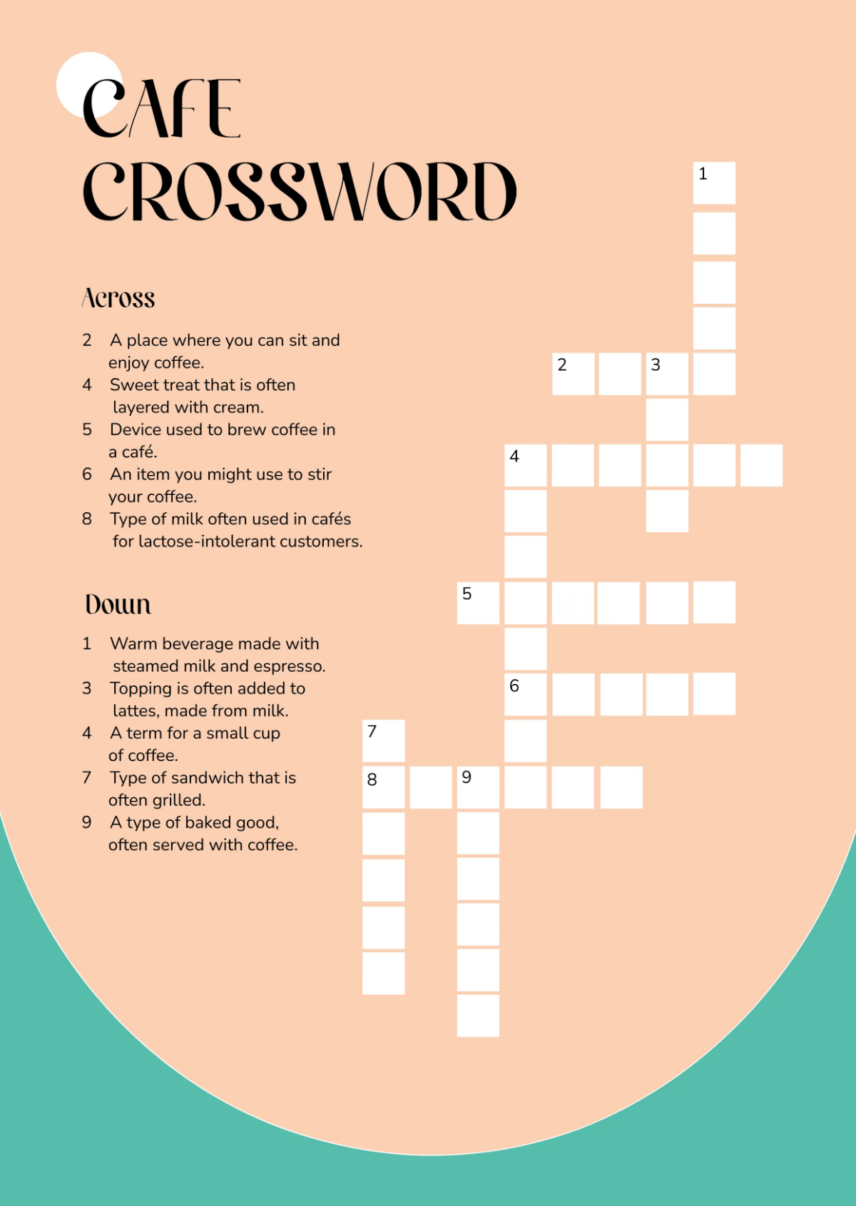 Free Blank Crossword Puzzle Template To Edit Online Free Blank Crossword Puzzle Template To Edit Online