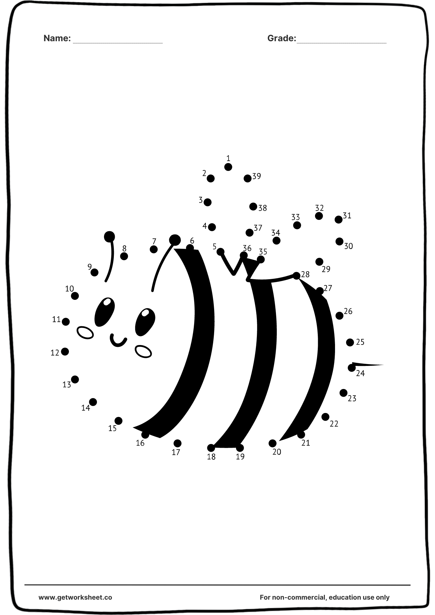 Free Connect The Dots Printable Worksheets Free Worksheets GetWorksheet