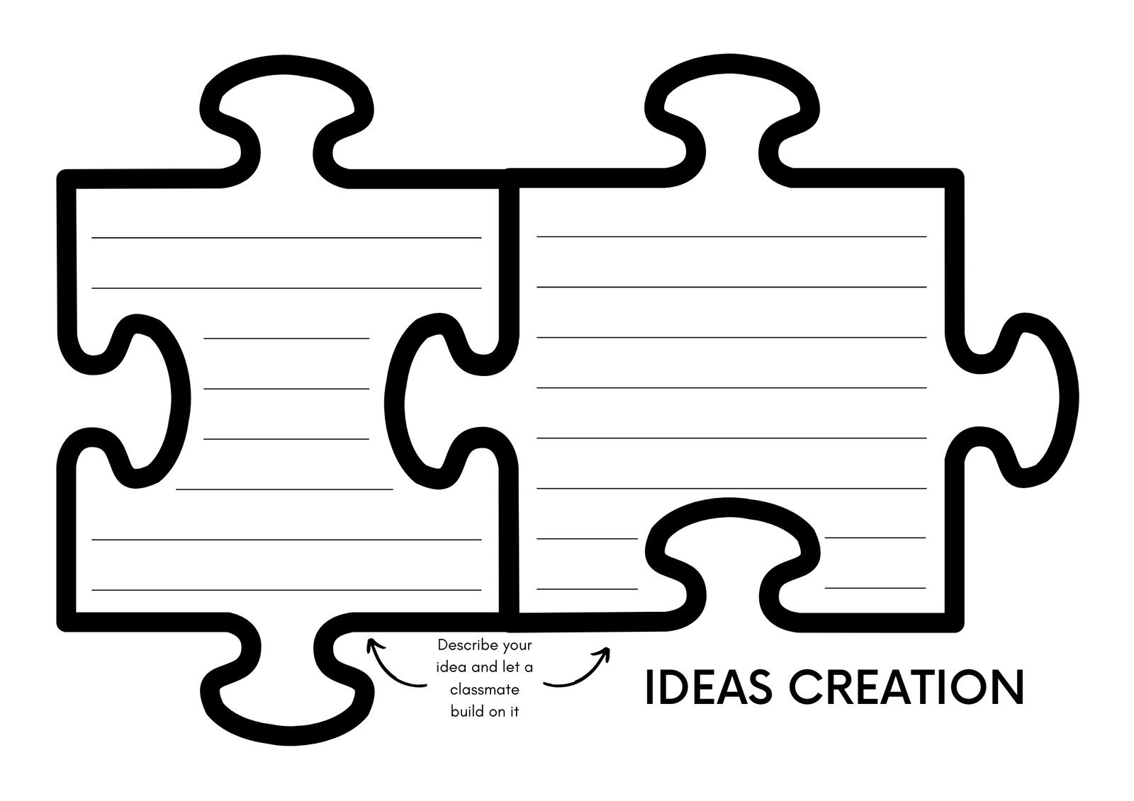 Free Editable Puzzle Templates Worksheets Library