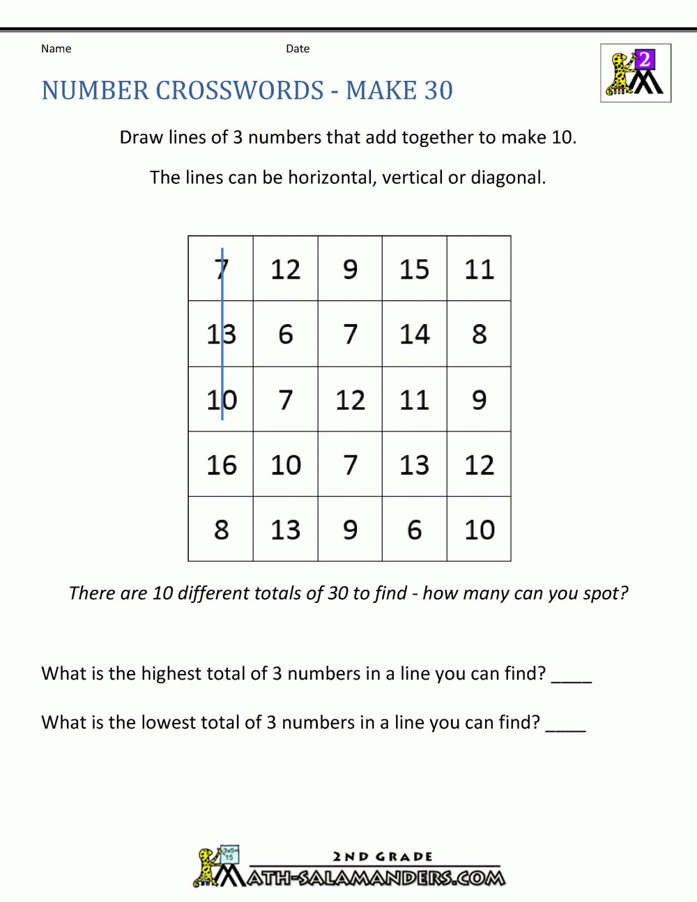 Free Math Puzzles Addition And Subtraction