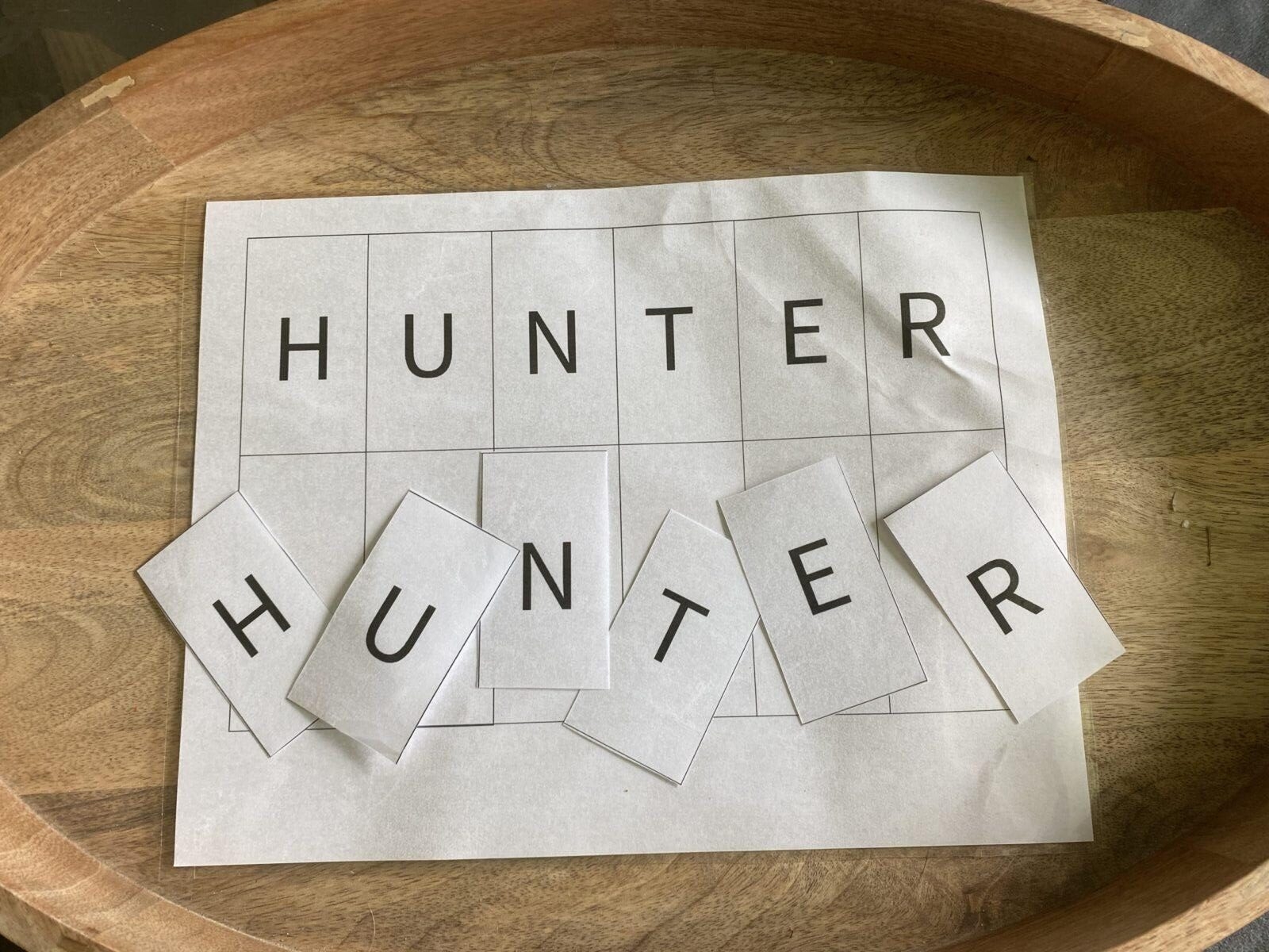 Free Name Puzzles Montessori Preschool Resource Curious And Cozy