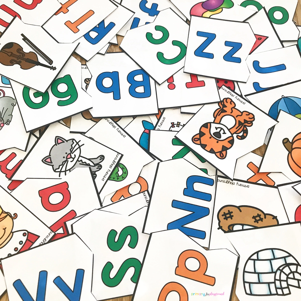 Free Printable Beginning Sound Puzzles Primary Playground