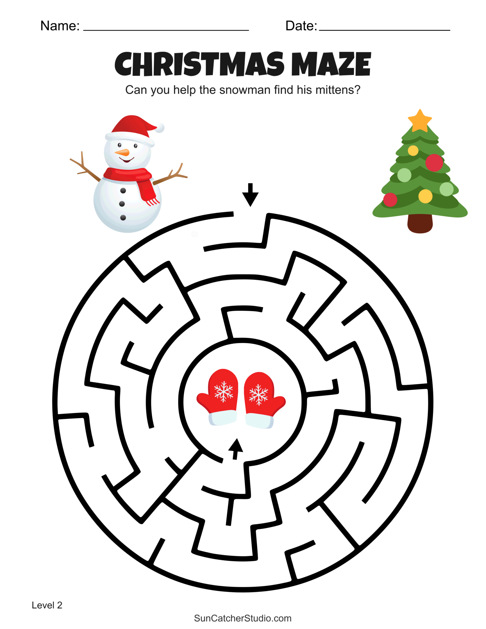 Free Printable Christmas Maze Worksheets And Puzzles Free Printables Lettering SVG Files Tools Apps