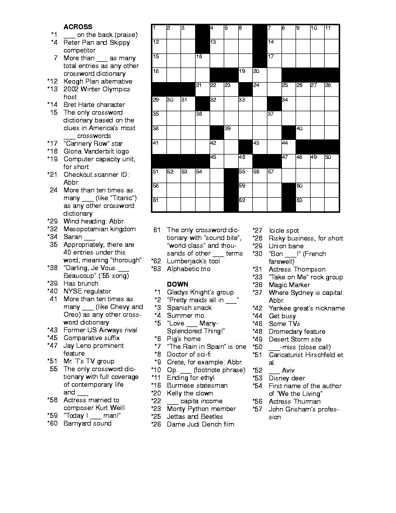 Free Printable Crossword Puzzles Medium Hard Printable Crossword Worksheets Library