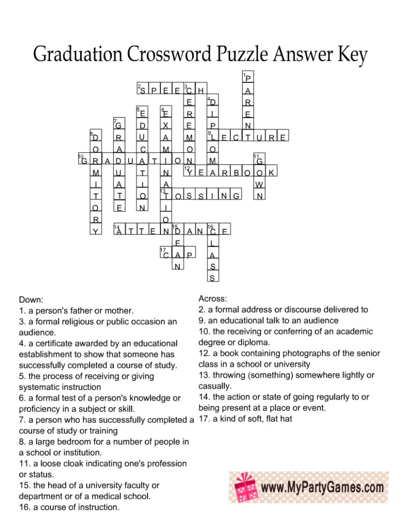 Free Crossword Puzzle Answers For Today Printable - puzzle