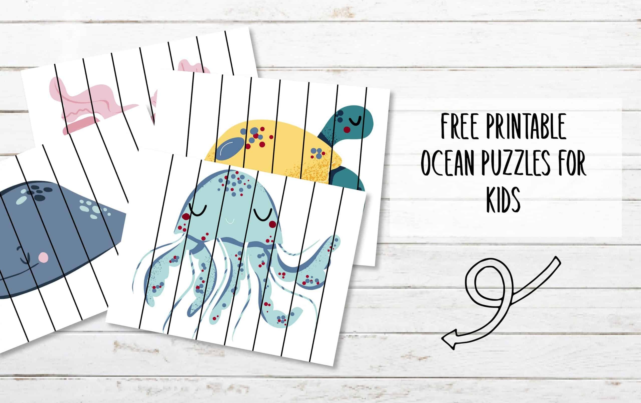 FREE Printable Ocean Puzzles For Kids My Printable Home