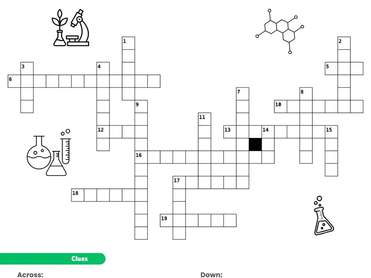 Free Science Terms Crossword Puzzle For Grade 4 Printable Fun Learning Help My Kids Are Bored