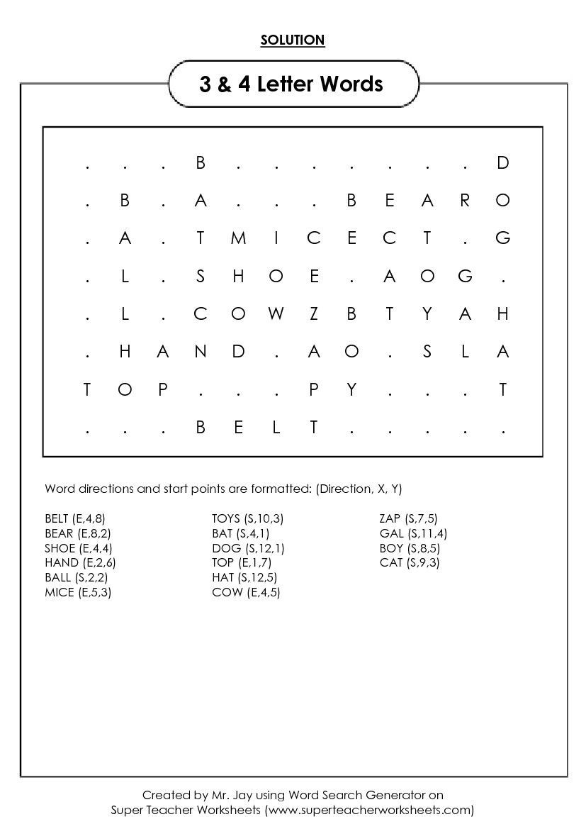 Free Word Search Puzzle Generator Custom Word Search Maker