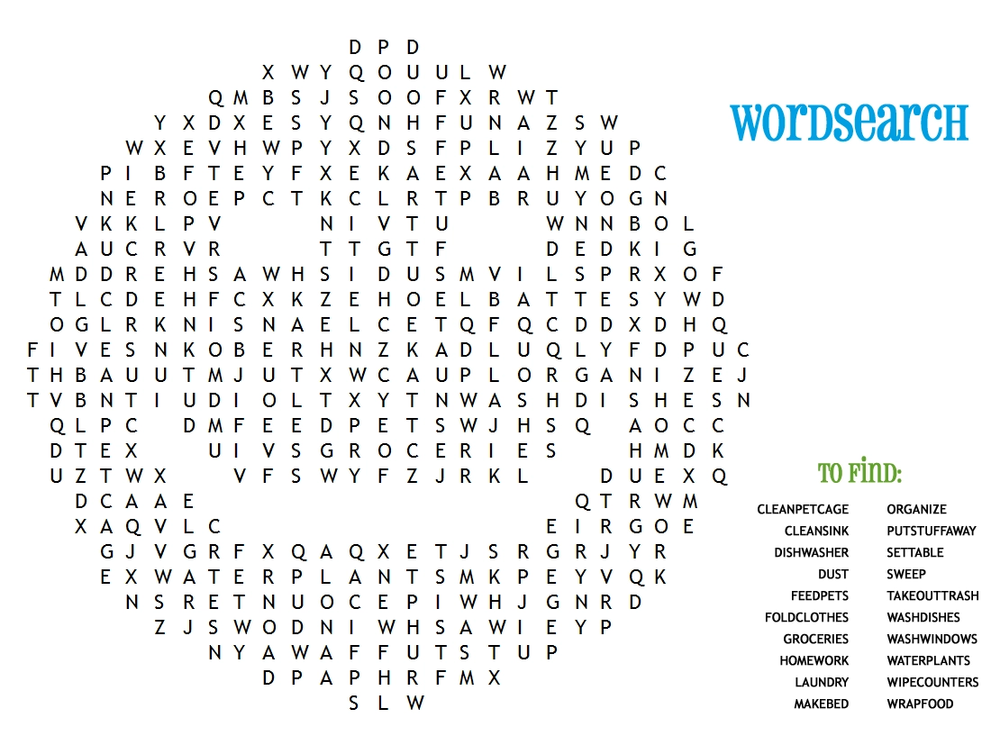 Fun Word Puzzles Printable Printable Party Favors