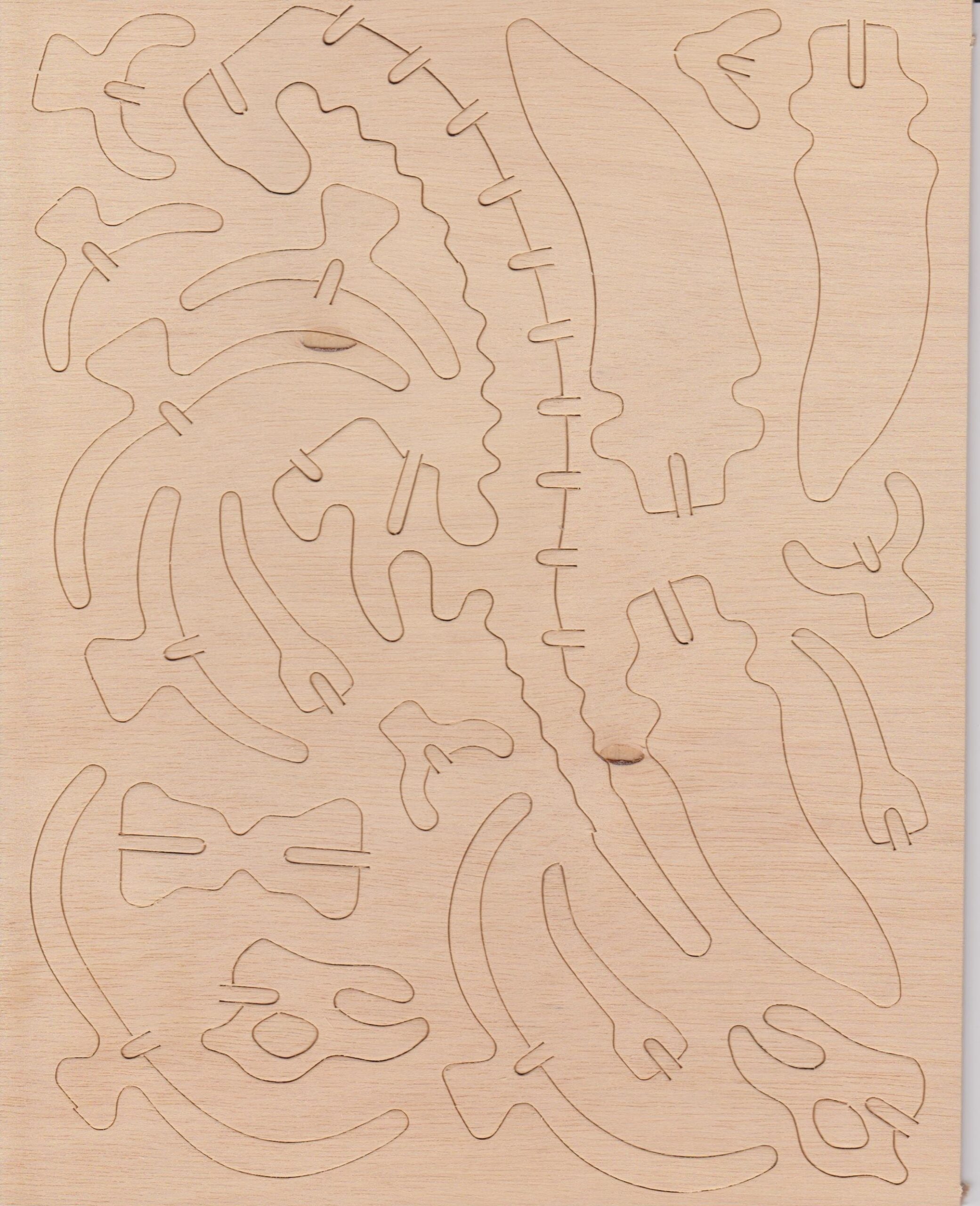 Giant Cardboard Dinosaur Puzzle Make