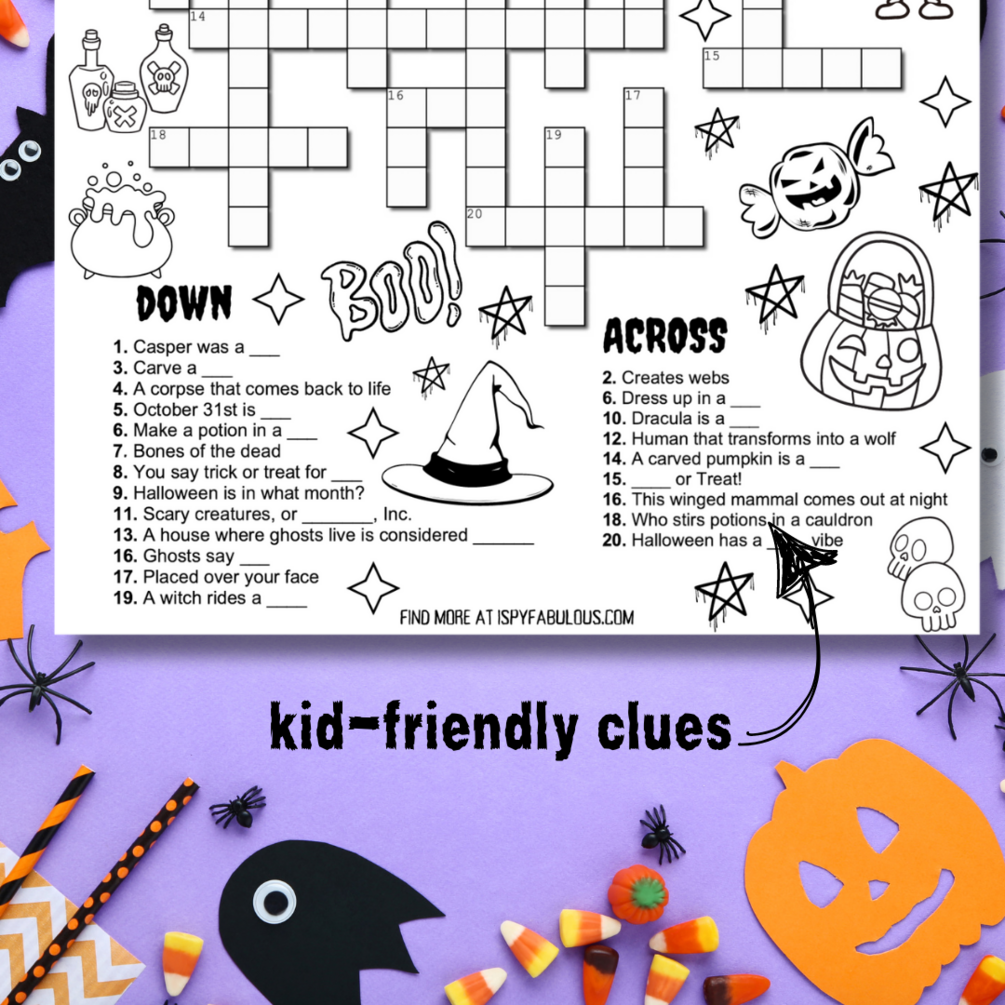 Halloween Crossword Puzzle