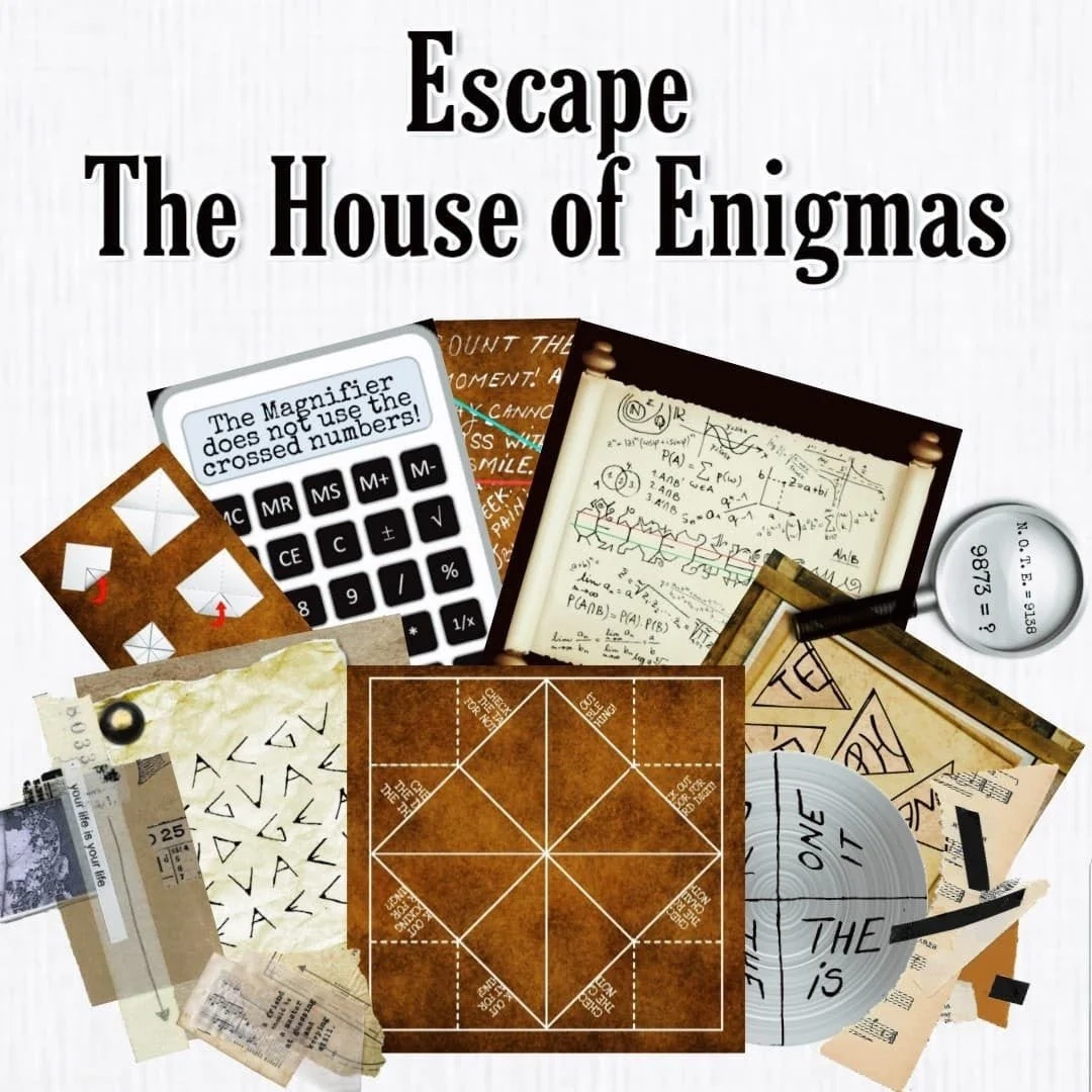 House Of Enigmas Printable Escape Room Instant Download