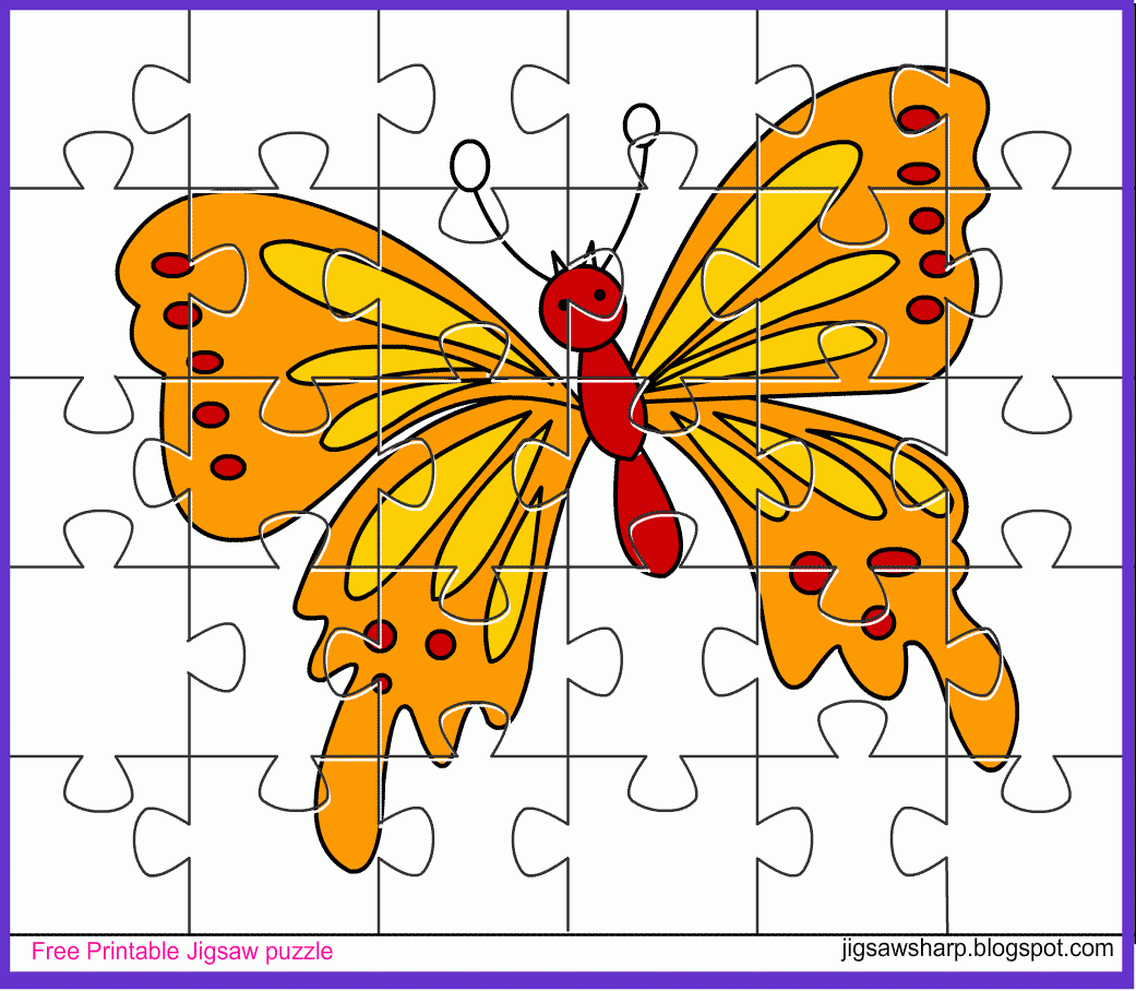 Jigsaw Puzzle Template Printable Worksheets Library