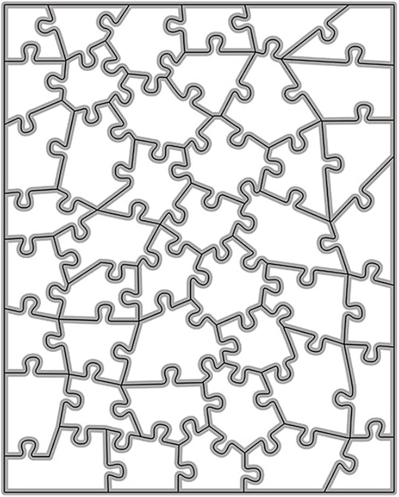 Jigsaw Puzzle Template Puzzle 30 Piezas Puzzles Grid Blank Template Jigsaw Puzzle With 30 Pieces Mosaic