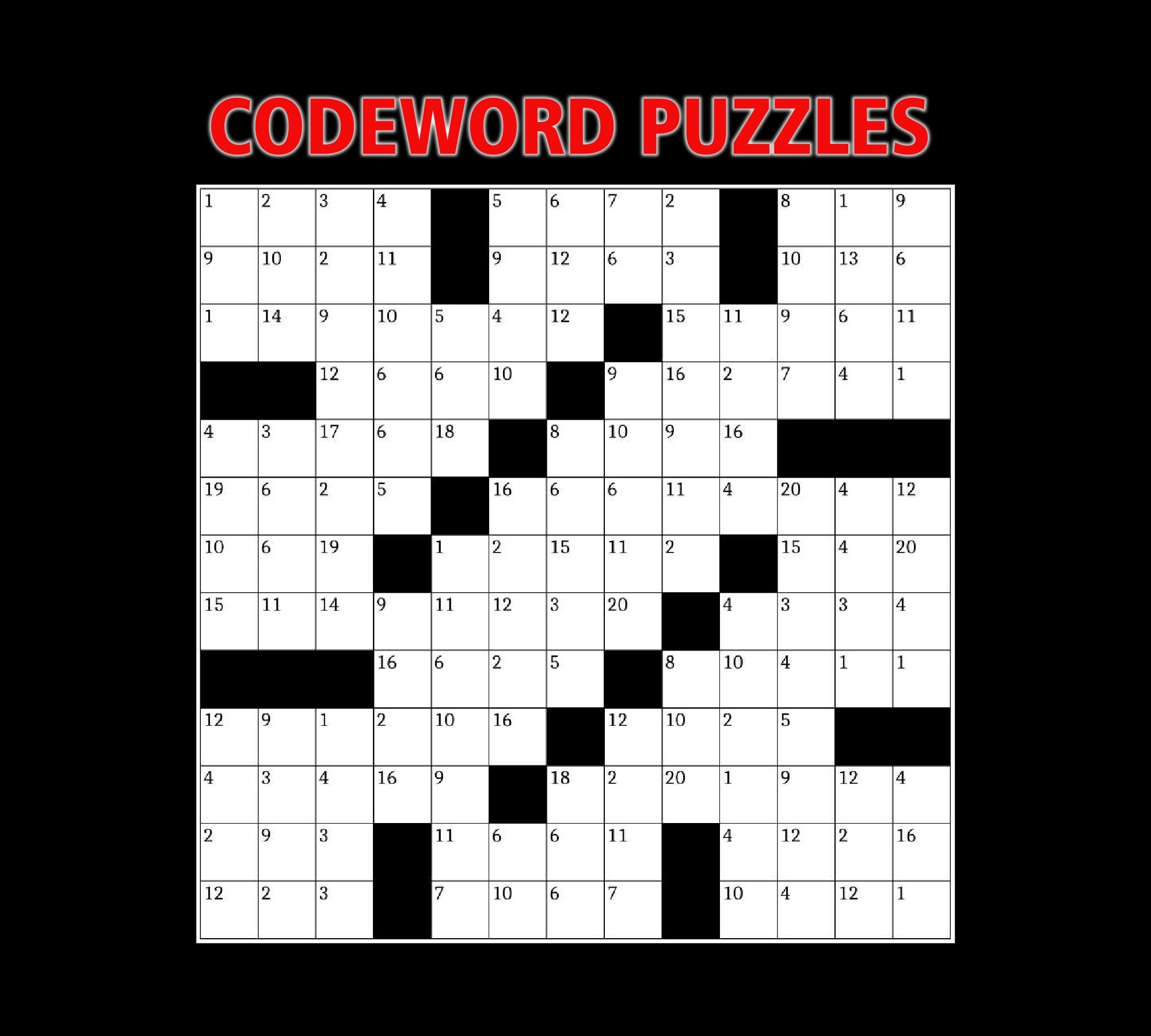 Large Print Codeword Puzzles For Adults Seniors digital Download Etsy