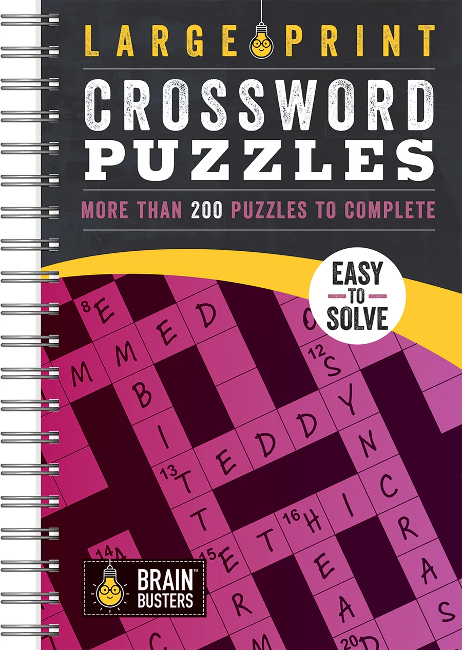 Large Print Crossword Puzzles Cottage Door Press LLC