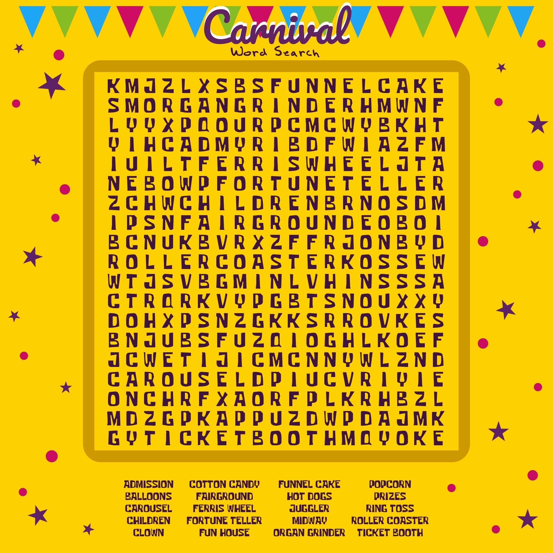 Large Print Word Finds 10 Free PDF Printables Printablee