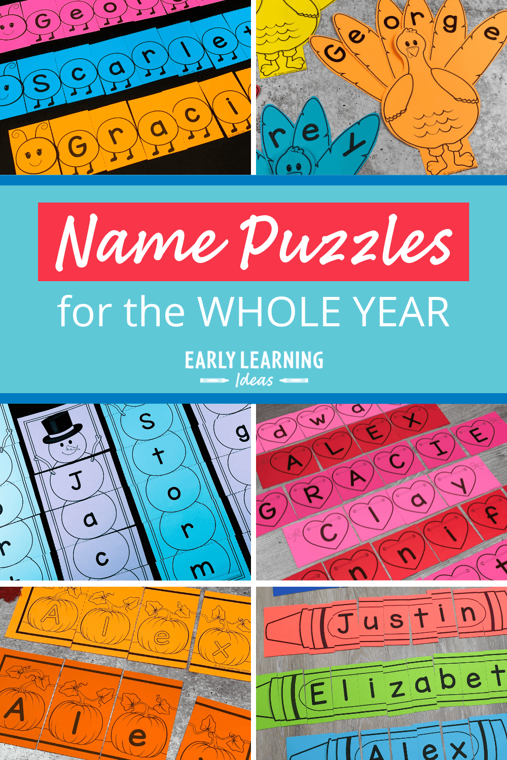 Make Custom Printable Name Puzzles For The Whole Year