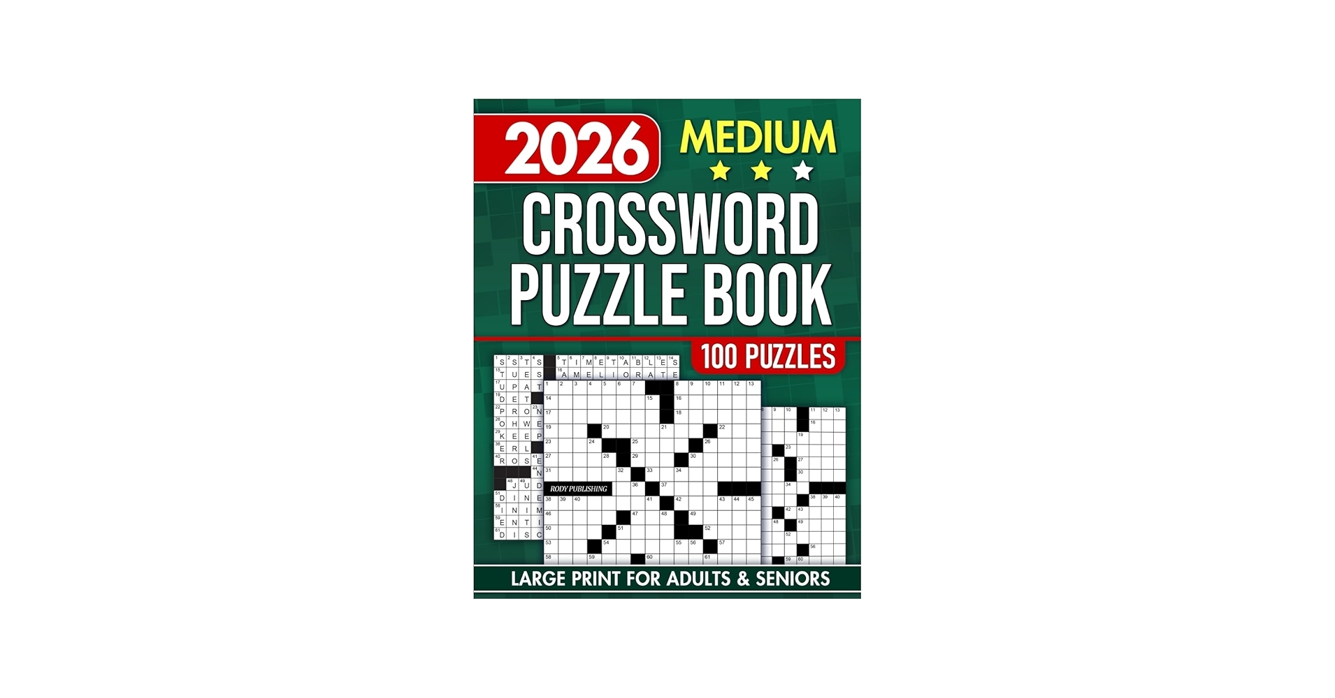 Medium Difficulty Crossword Puzzle Book For Adults And Seniors With 100 Games Fuel Your Mind With Fun Challenges For Focus And Relaxation The Perfect Gift For Puzzle Lover Gifts For Men Women 