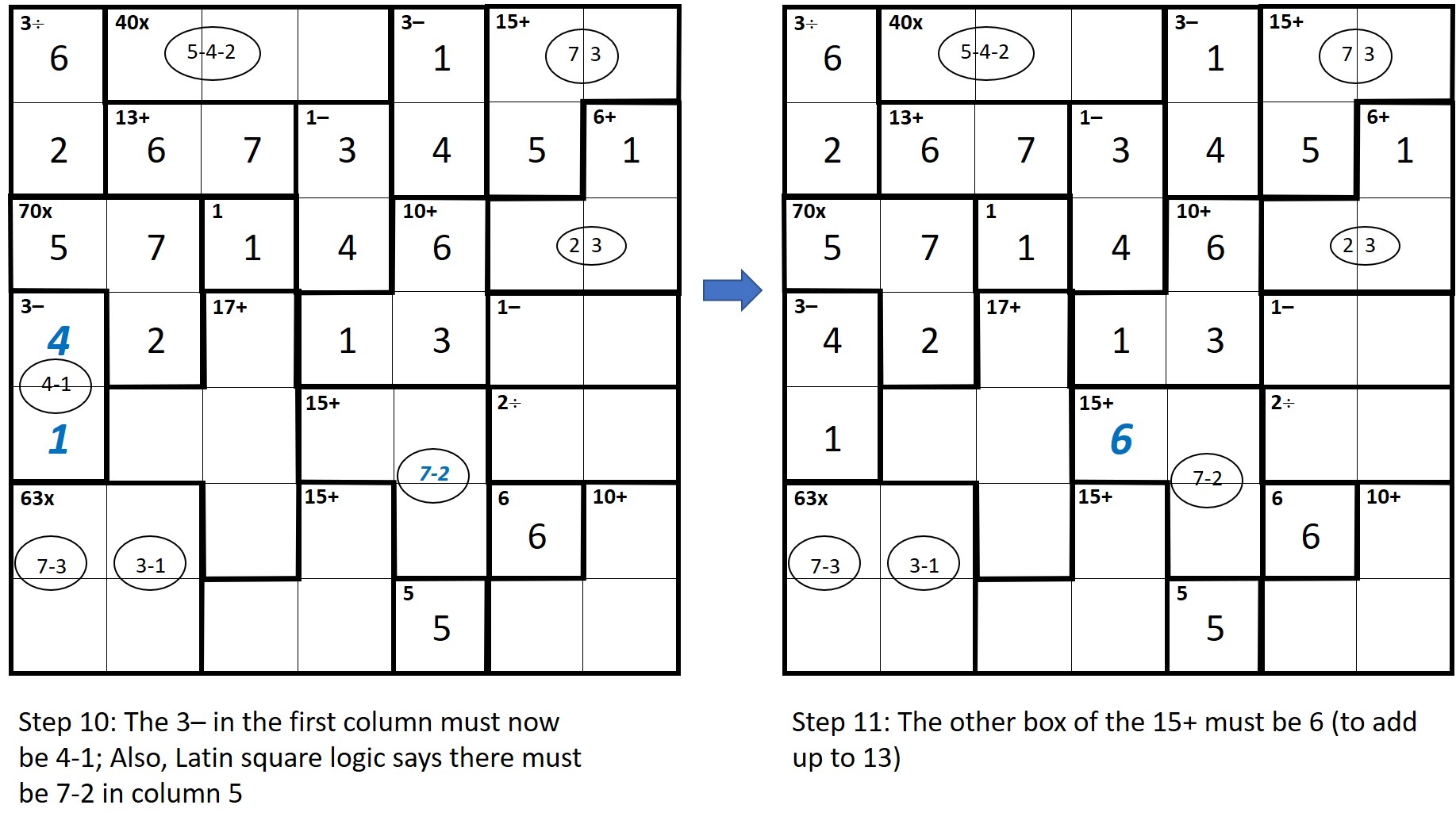 More KenKen Puzzles
