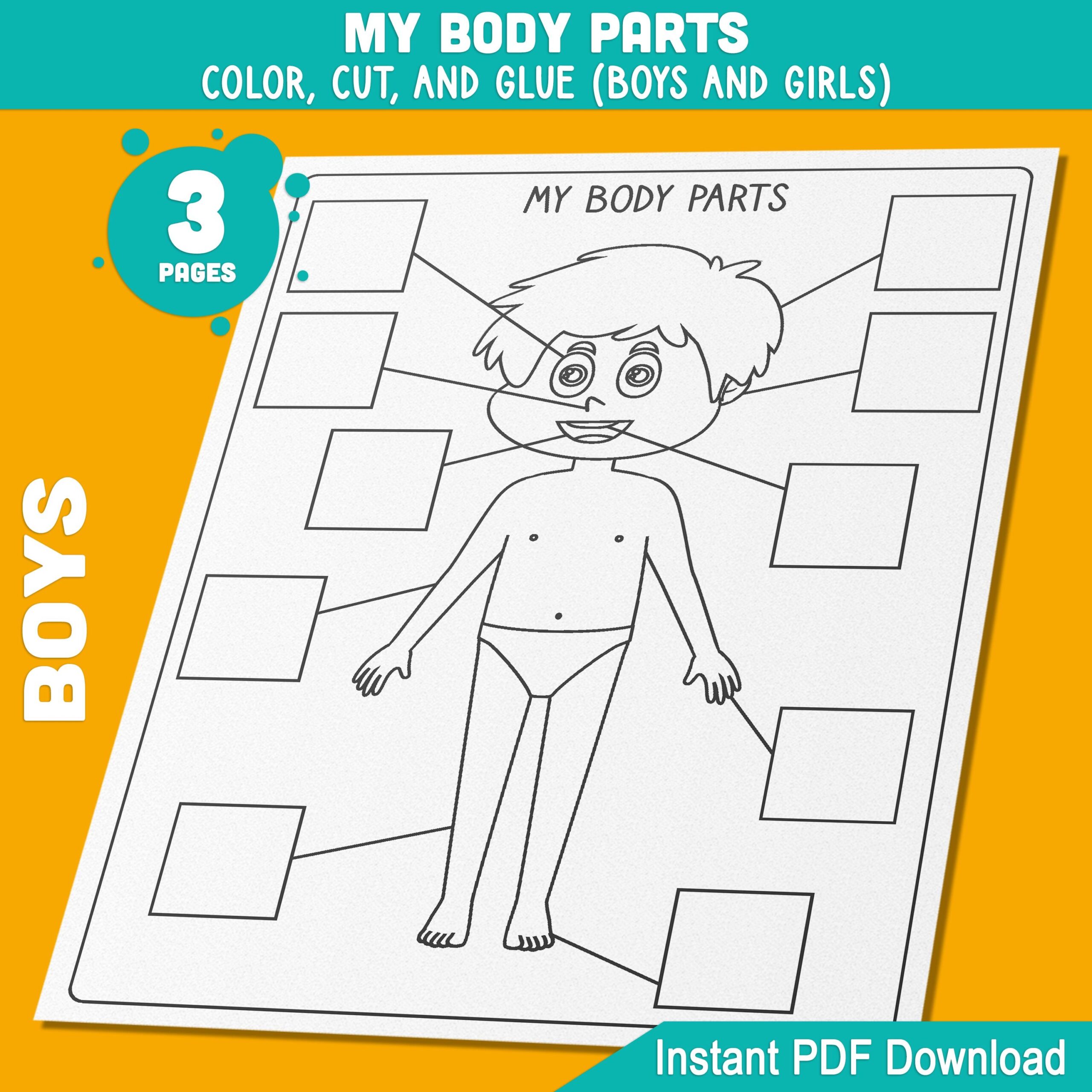 My Body Puzzle Etsy