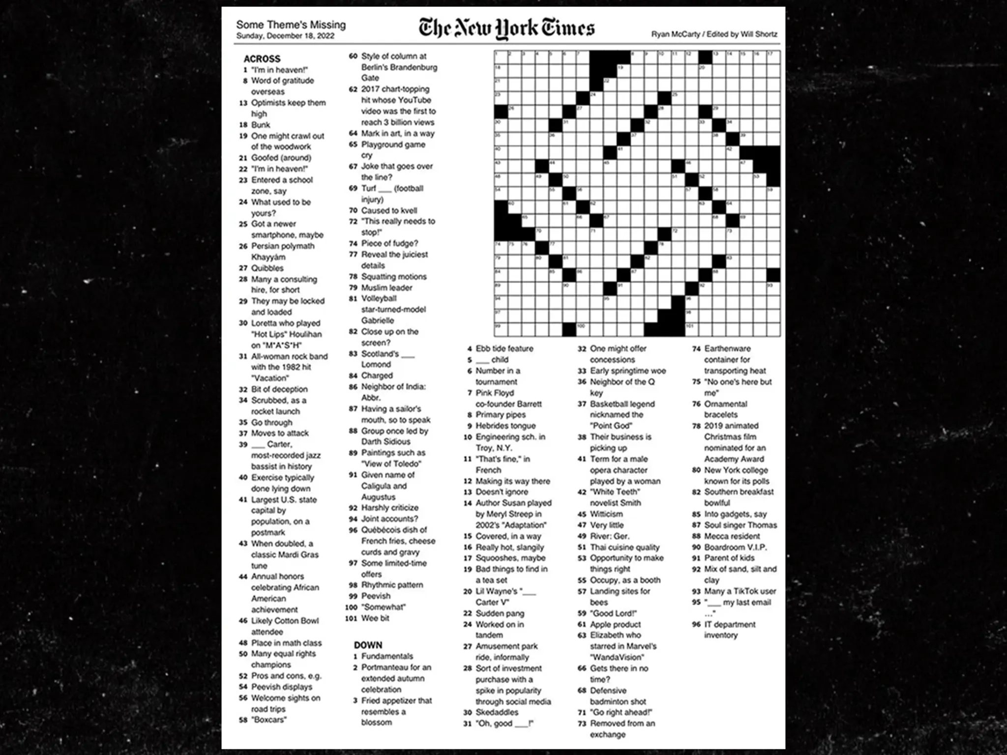 New York Times Dragged After Crossword s Swastika Shape During Hanukkah
