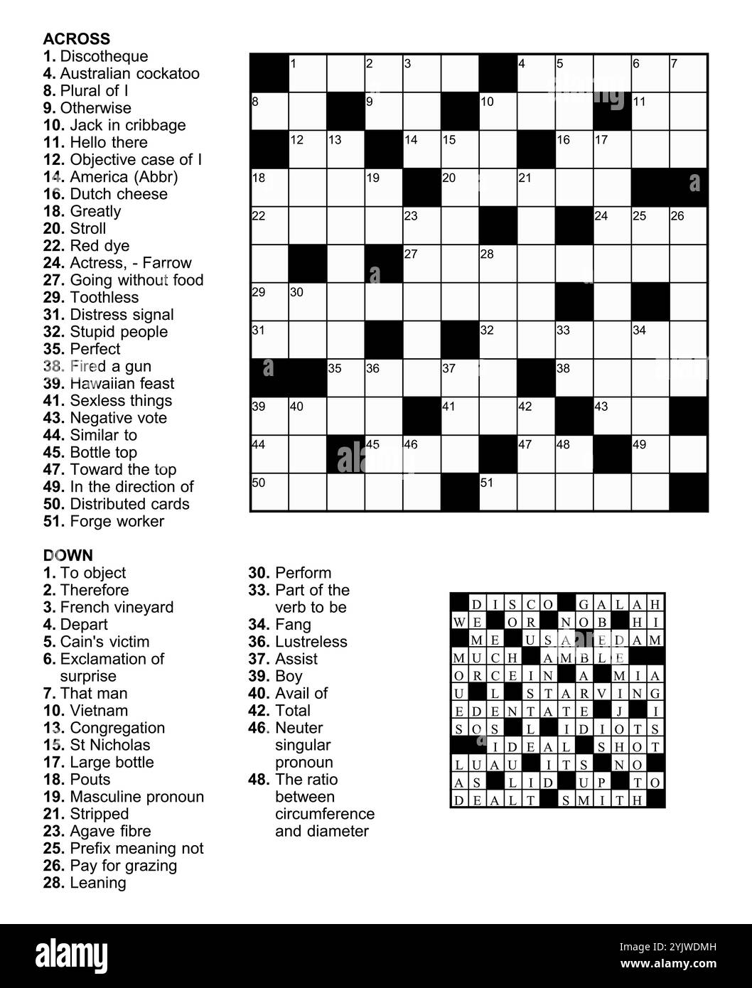 Newspaper Puzzles Stock Vector Images Alamy