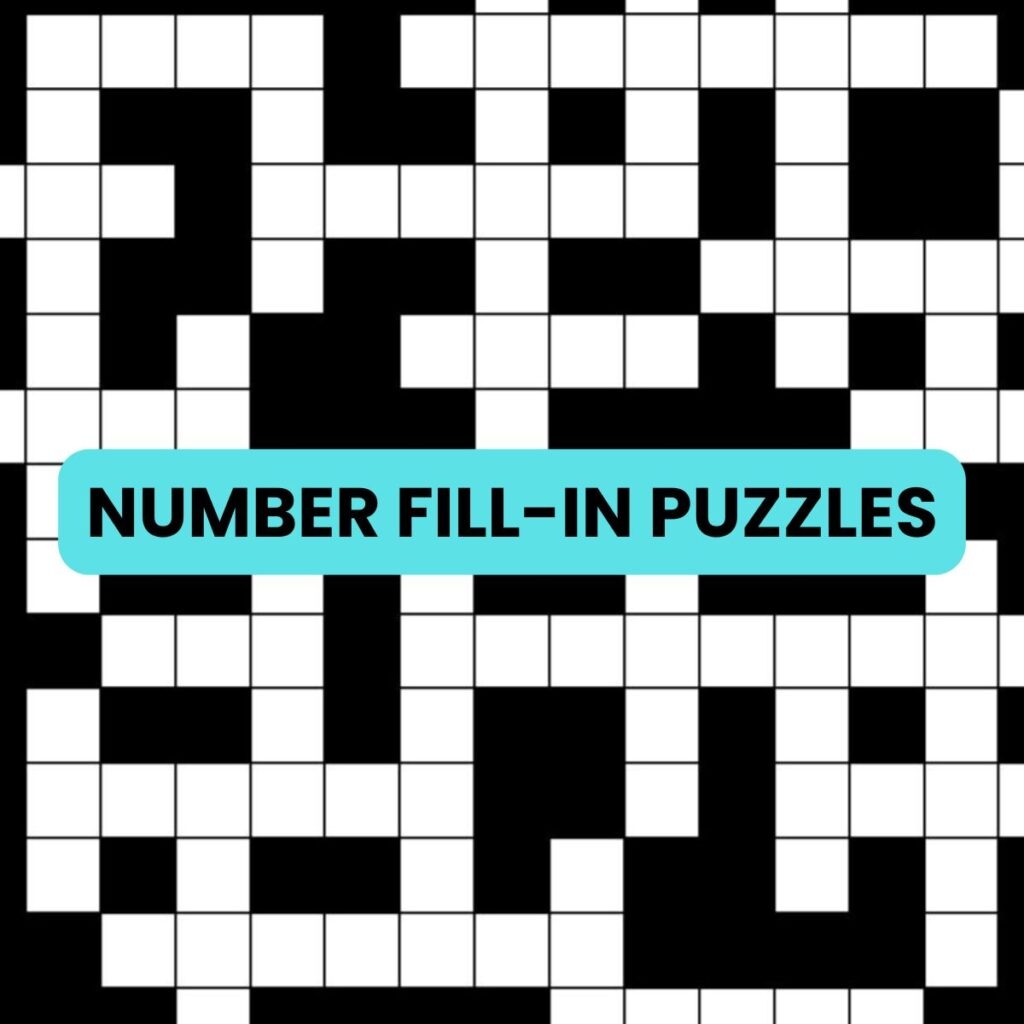 Number Fill In Puzzle Collection Math Love