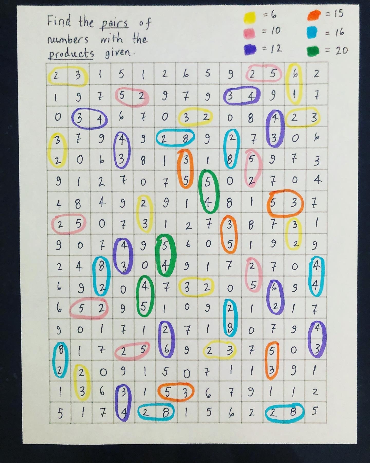 Number Search Puzzles Everyone Can Learn Math