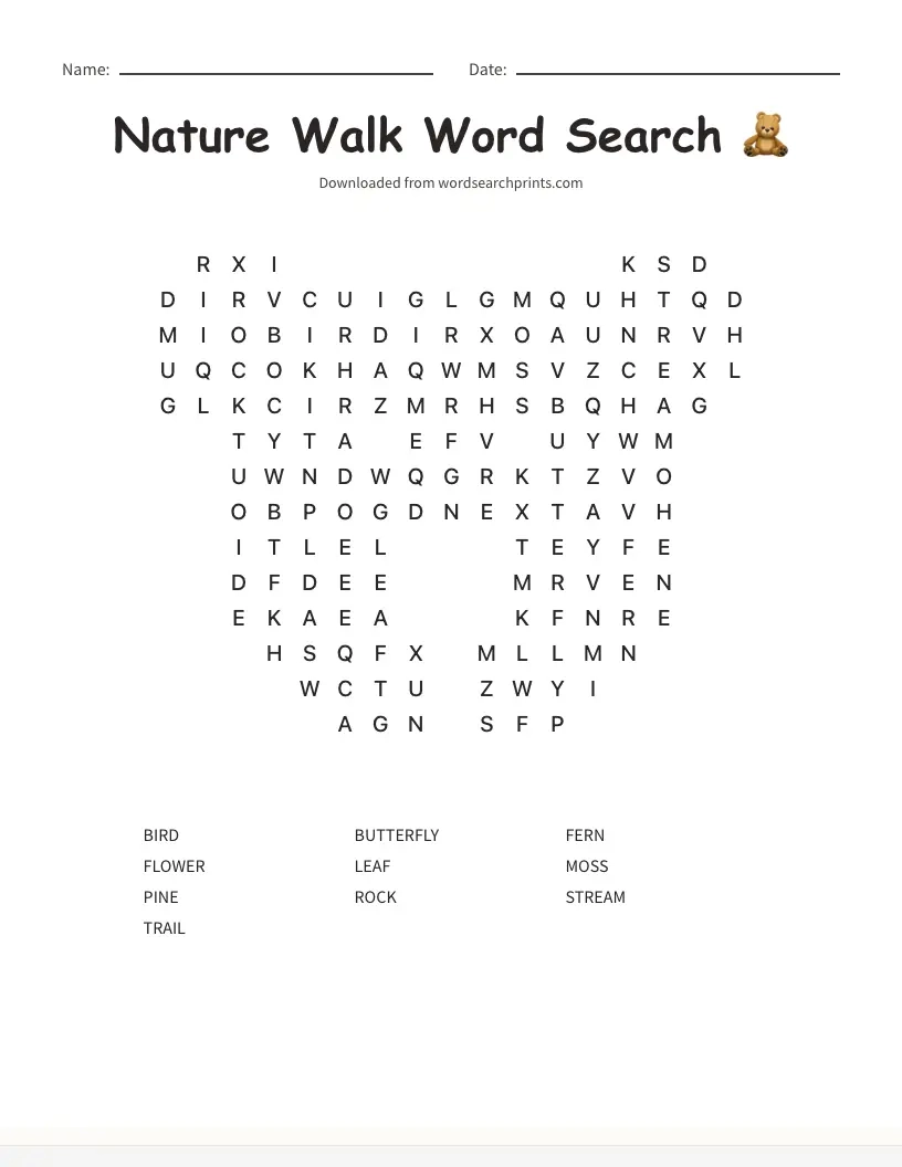 PDF Word Search Puzzles Word Search