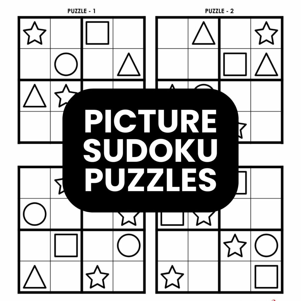 Picture Sudoku Puzzle Collection Math Love