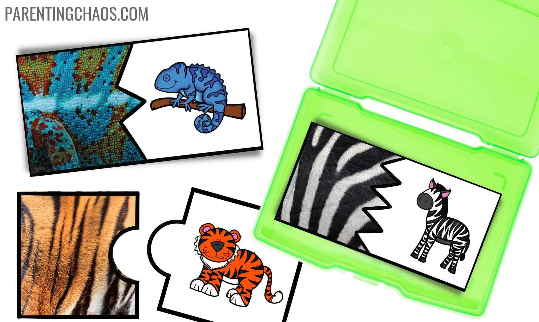 Printable 2 Piece Animal Puzzle For Preschoolers Parenting Chaos Printable 2 Piece Animal Puzzle For Preschoolers Parenting Chaos