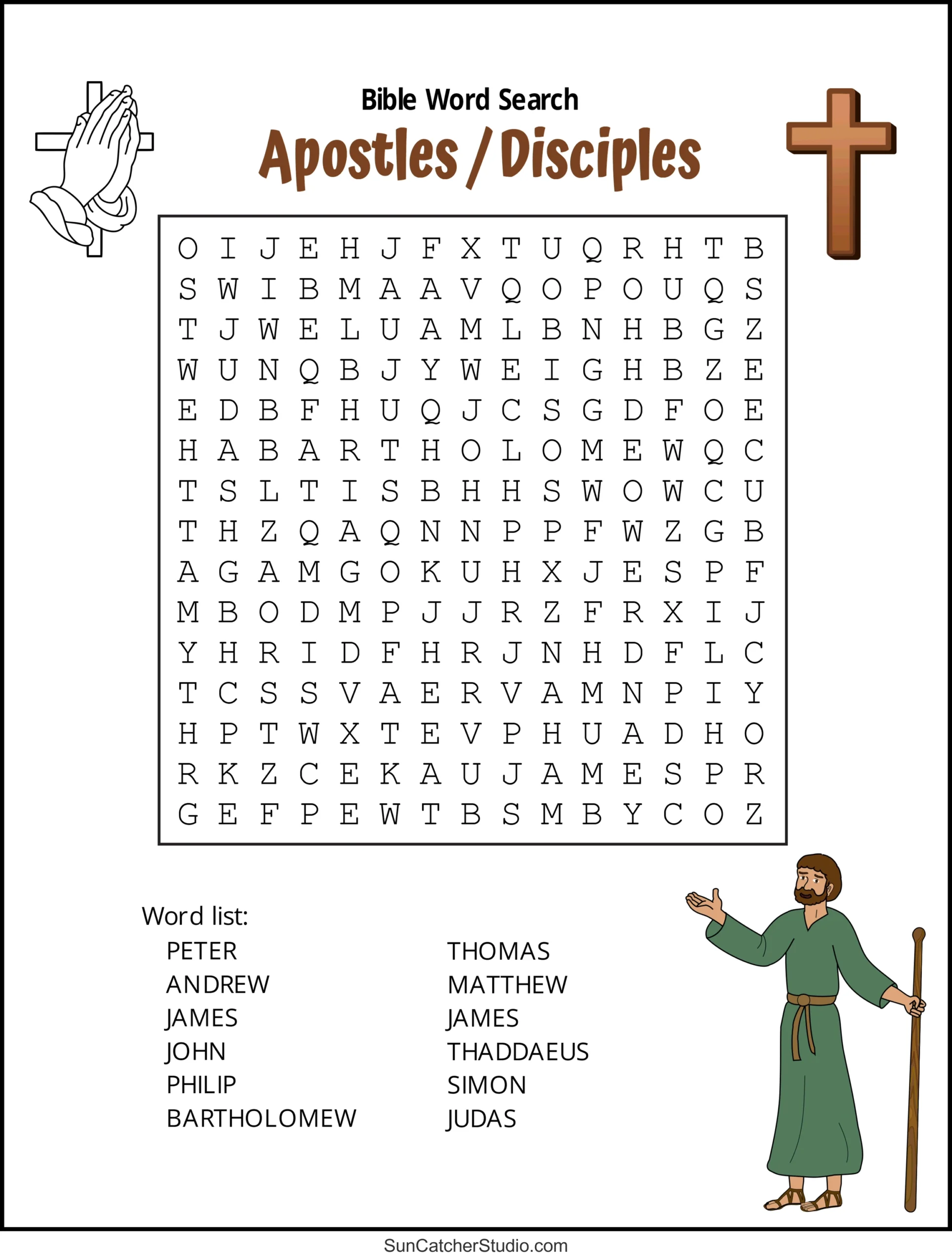 Printable Bible Word Search Printable Study Planner