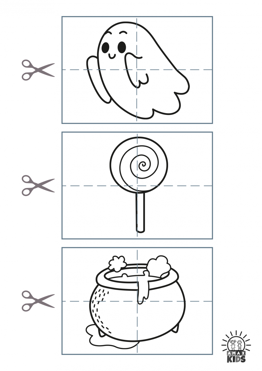 Printable Halloween Puzzles For Kids Amax Kids