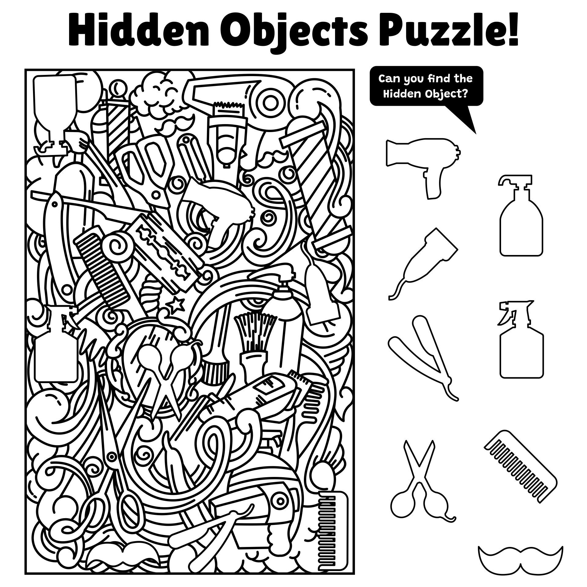 Printable Hidden Message Puzzle