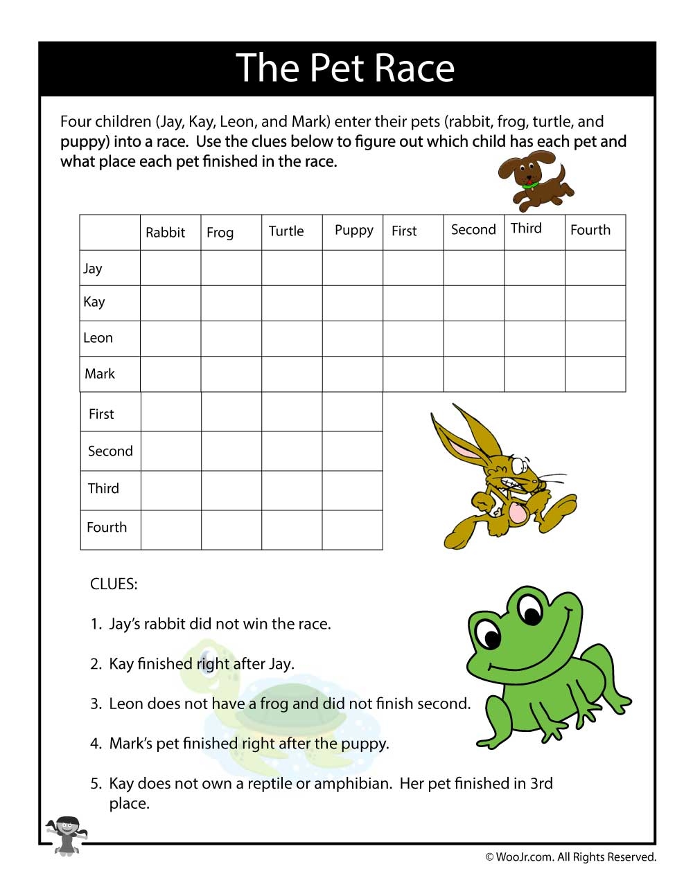 Printable Logic Puzzles For Kids Woo Jr Kids Activities Children s Publishing