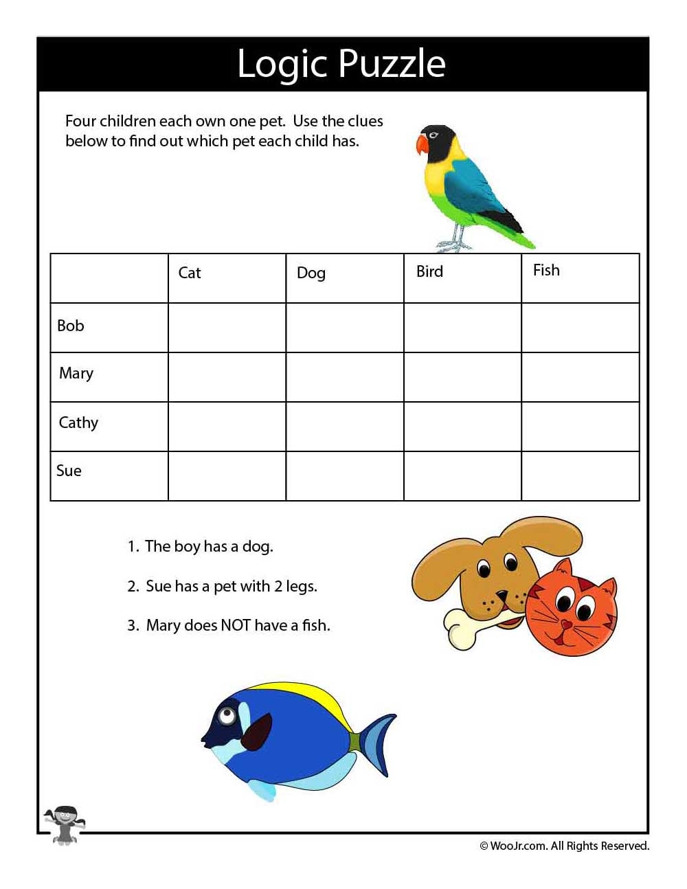 Printable Logic Puzzles For Kids Woo Jr Kids Activities Children s Publishing