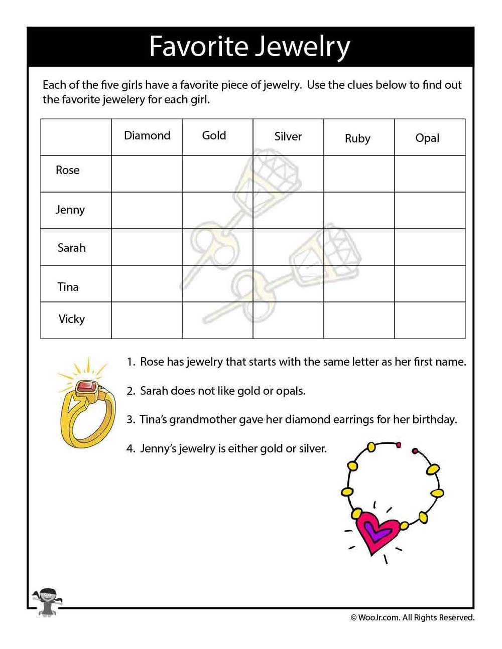 Printable Logic Puzzles For Kids Woo Jr Kids Activities Worksheets Library