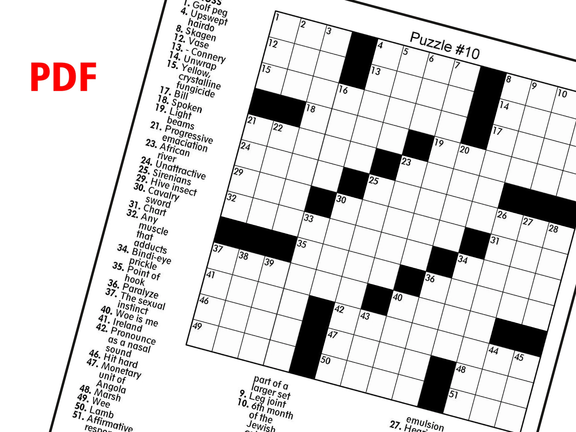 Printable Puzzle Adult Etsy