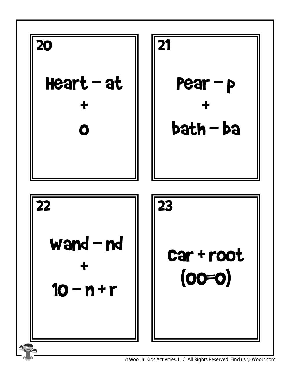 Printable Rebus Puzzles For Kids Woo Jr Kids Activities Children s Publishing