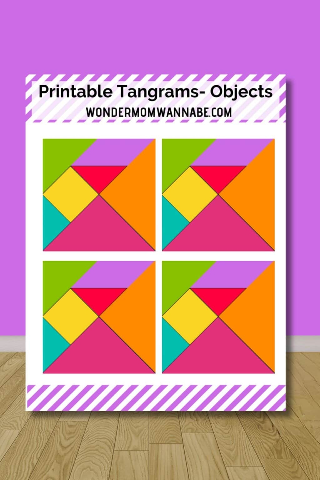 Printable Tangram Objects Fun Activities For Kids