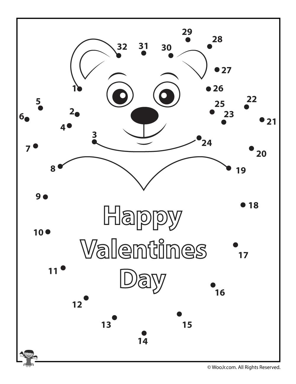 Printable Valentine s Day Dot To Dots Puzzles Woo Jr Kids Activities Children s Publishing