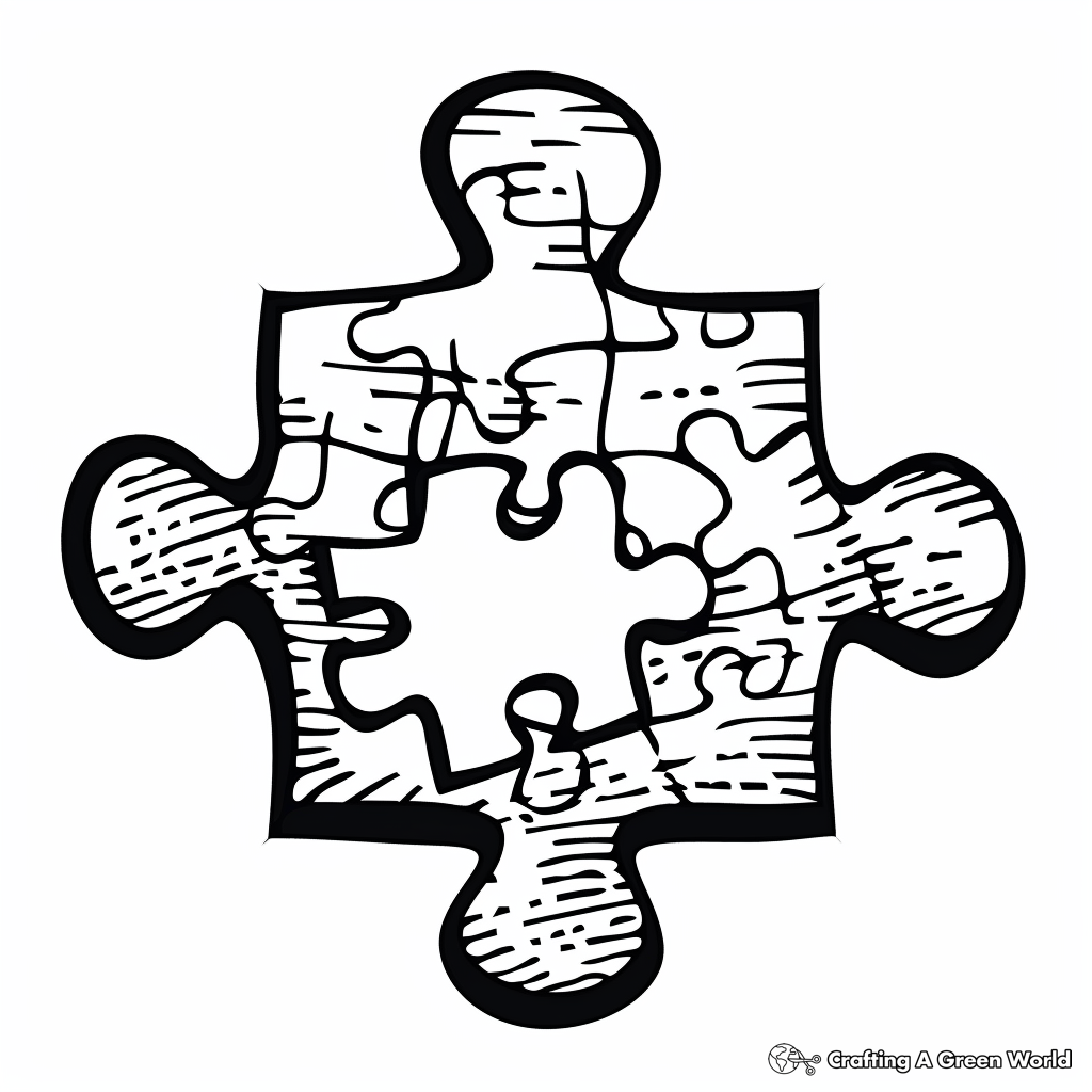 Puzzle Coloring Pages Free Printable 