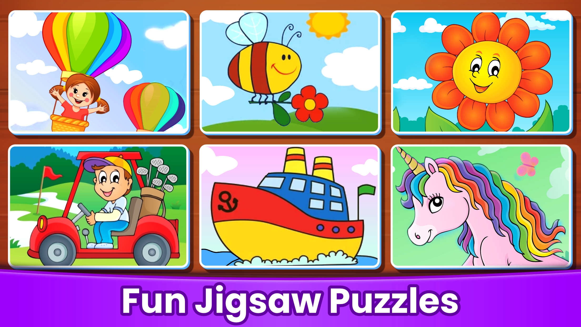 Puzzle Kids Animals Shapes And Jigsaw Puzzles 1