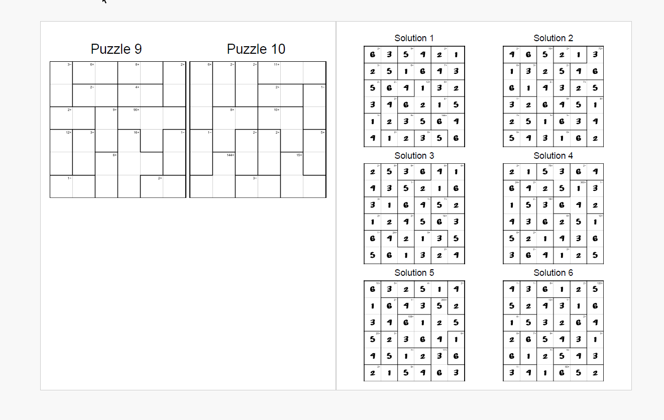 Puzzle Maker Pro CalcuDoku Create Arithmetic Logic Puzzles Instantly