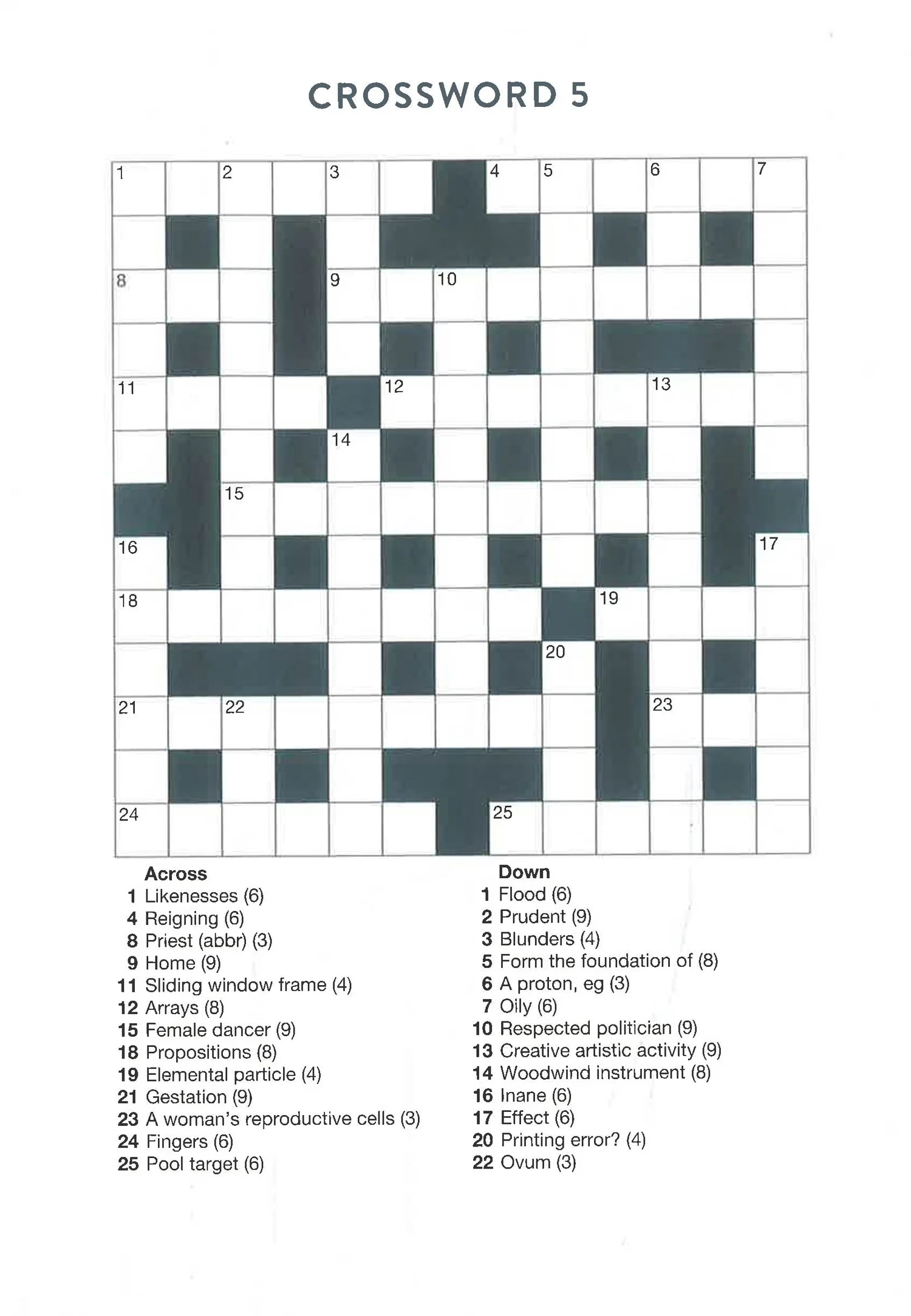 Puzzle Masters Crosswords Test Your Word Power BookXcess